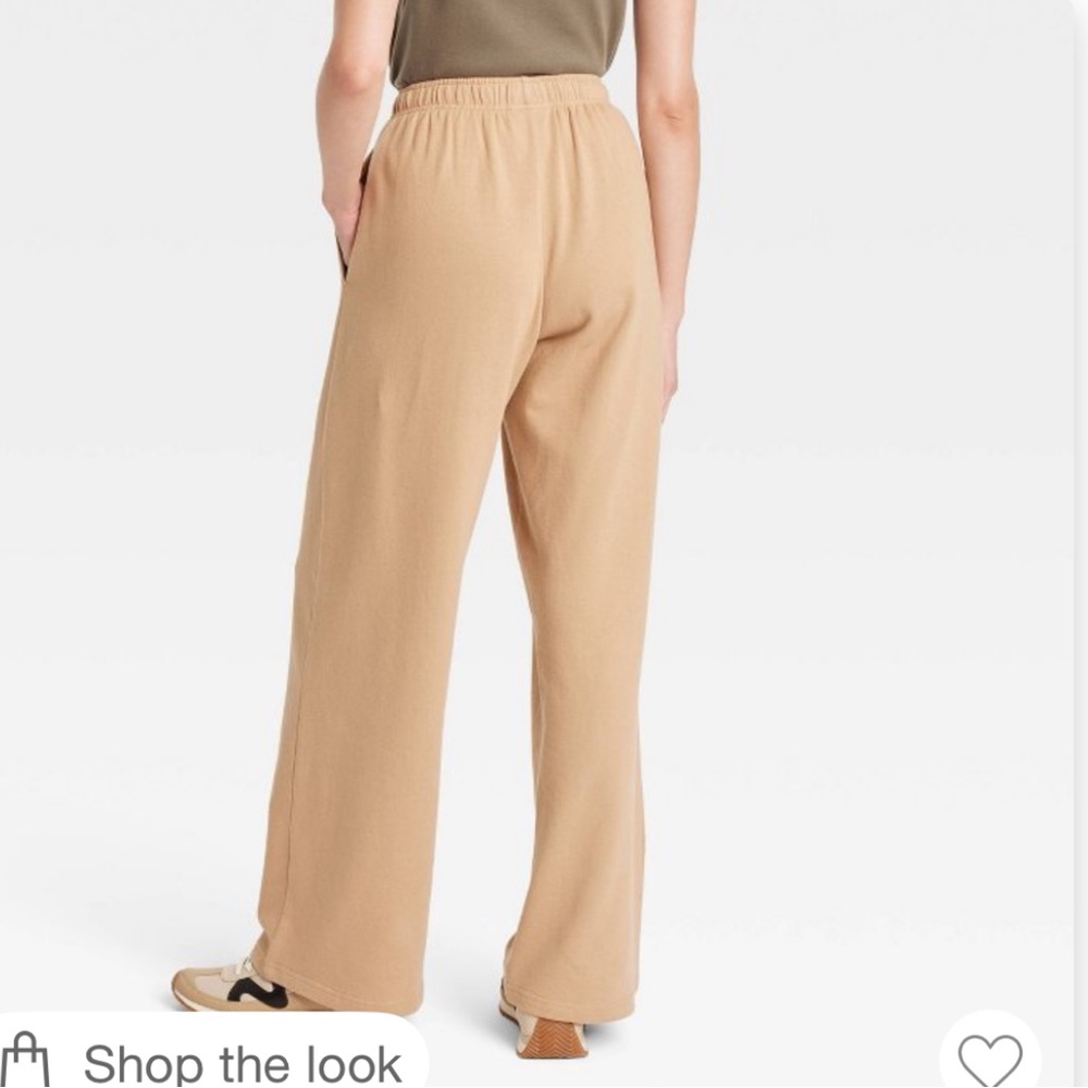 NWOT high-rise wide leg Sweatpants - Picture 3 of 6